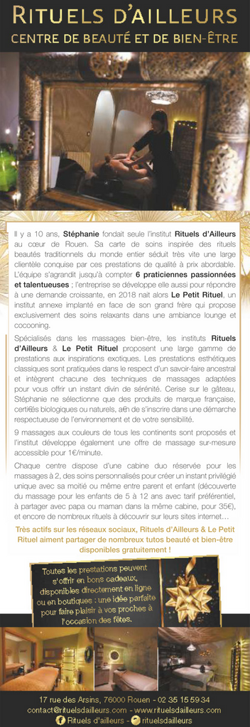 Rituels d'ailleurs Rouen ELLE
